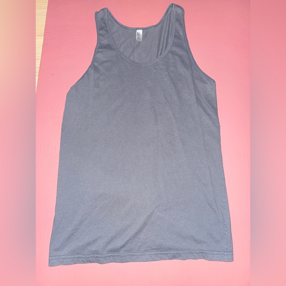 American Apparel Gray Tank Top Size Medium